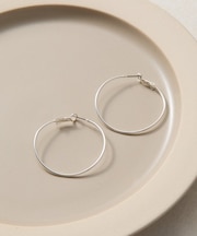 スリムラインフープピアス