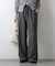 【リバイバル】ウールライクイージーワイドパンツ