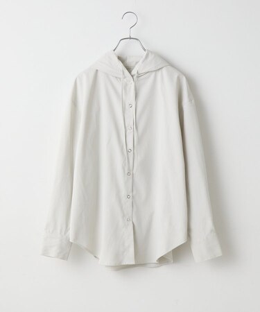 起毛フードシャツ