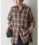 ライトフランネルチェックオーバーシャツ