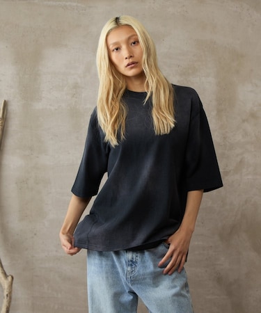 【paradigm】ガス焼き天竺サルファダイスプレーT