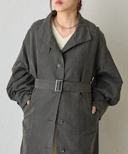 ピーチロングトレンチコート