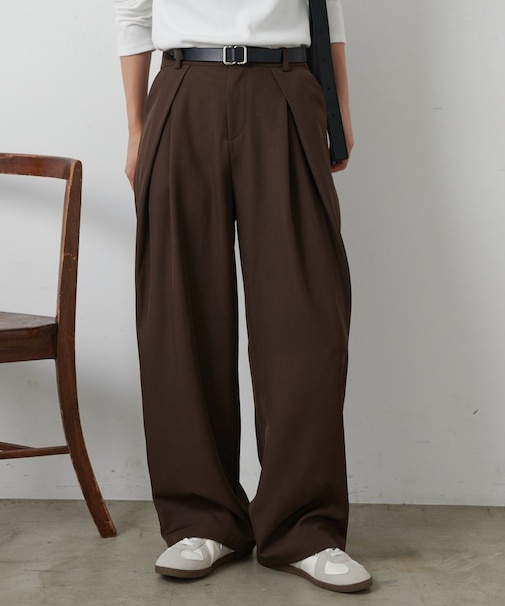 TR BOXタックパンツ