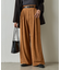 【セットアップ対応】フェイクスエード2タックワイドパンツ