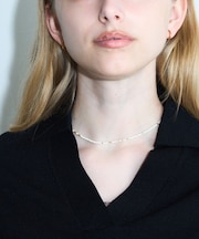 カラービーズネックレス