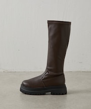 厚底ストレッチブーツ