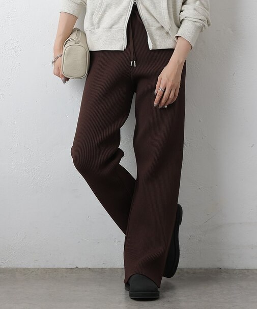 エステルヤーンリブロングパンツ