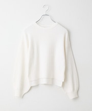 ラメミニケーブルプルオーバー