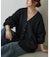 モヘアタッチカーディガン