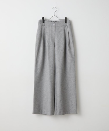 【セットアップ対応】ネップワイドパンツ