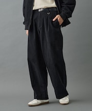 【セットアップ対応】バイオ加工ブラッシュツイルパンツ