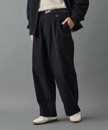 【セットアップ対応】バイオ加工ブラッシュツイルパンツ