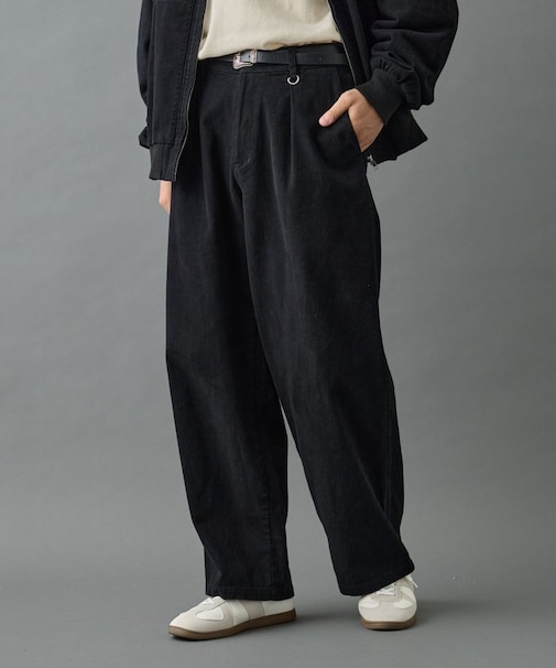 【セットアップ対応】バイオ加工ブラッシュツイルパンツ