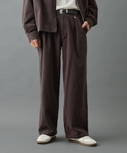 【セットアップ対応】バイオ加工ブラッシュツイルパンツ