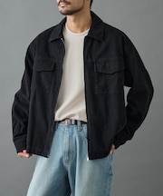 【セットアップ対応】バイオ加工ブラッシュツイルジャケット