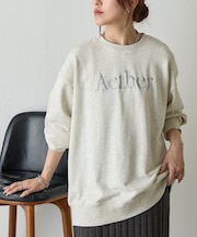 Aether刺繍オーバースウェットプルオーバー