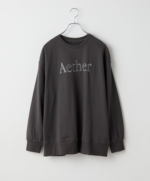 Aether刺繍オーバースウェットプルオーバー