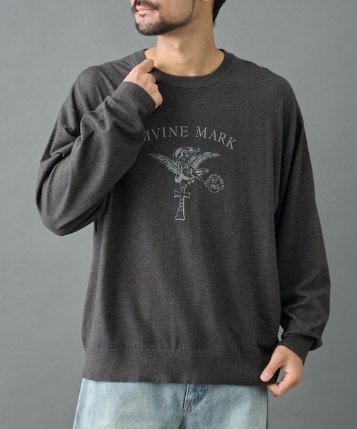 MARKプリントニット