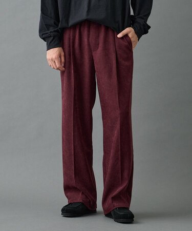 フェードツイルイージーストレートスラックス