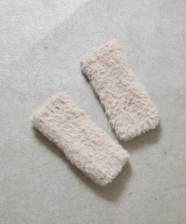 ファーニット手袋