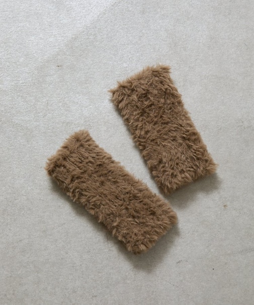 ファーニット手袋