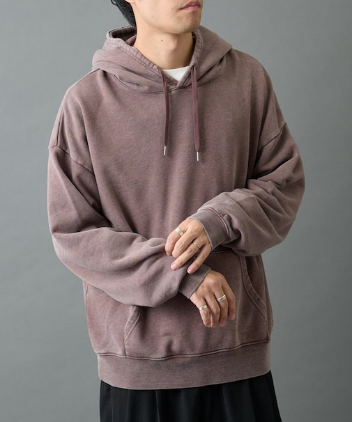 パウダー加工スウェットパーカー