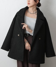 ダブルテーラードジャケットコート