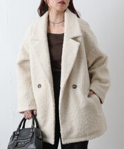 ダブルテーラードジャケットコート