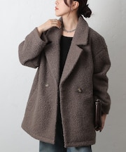 ダブルテーラードジャケットコート