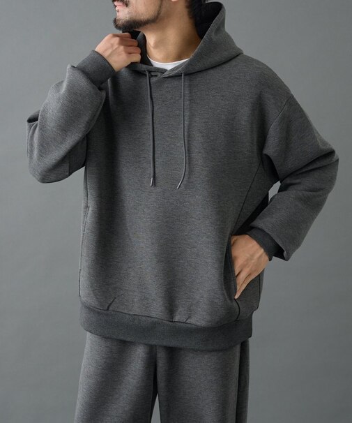 抗ピルダンボールパーカー