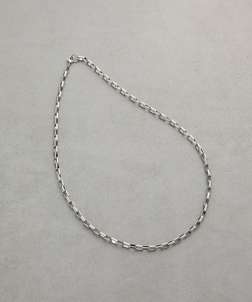 【UNISEX】スクエアチェーンネックレス