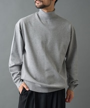 TW/ポリエステルウールニットタートルネックプルオーバー