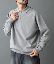 TW/ポリエステルウールニットポロ