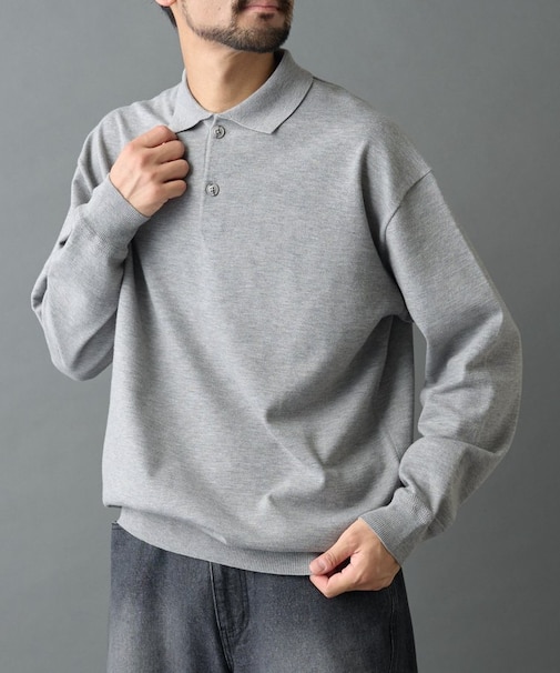TW/ポリエステルウールニットポロ