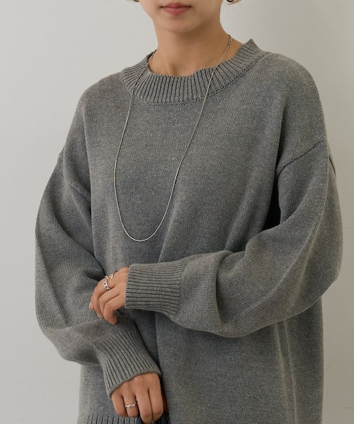 セットアップ対応】relaxオーバーニットプルオーバー｜コロニートゥー