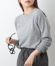 ラメクルーニットトップス