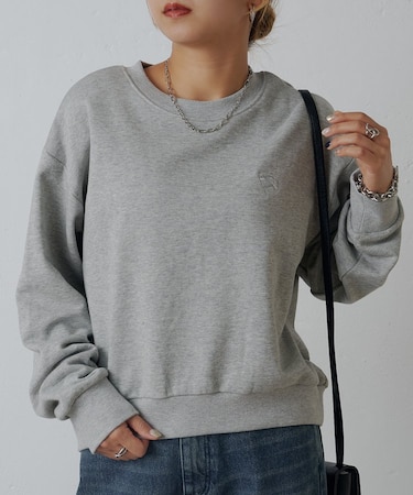 マタドールフラッグ刺繍裏毛プルオーバー