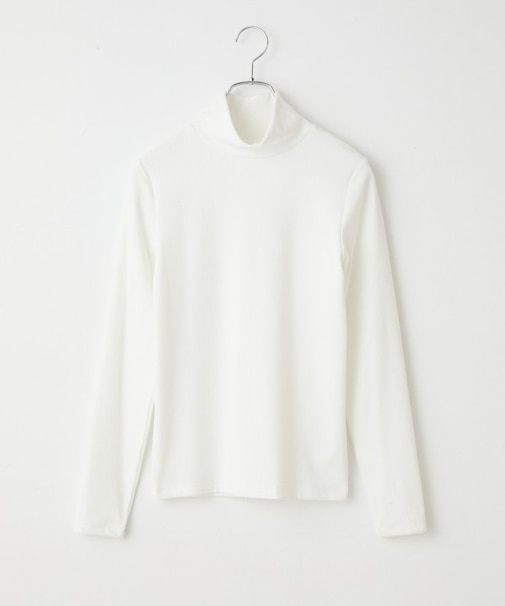 CICA起毛テレコハイネックプルオーバー