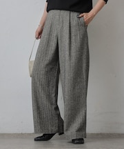 ヘリンボンロングパンツ