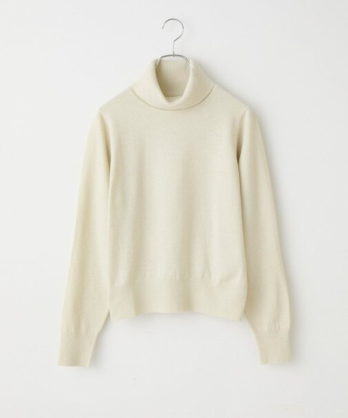 【リバイバル】ラメタートルニットトップス