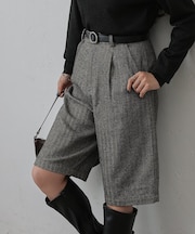 ヘリンボンハーフパンツ