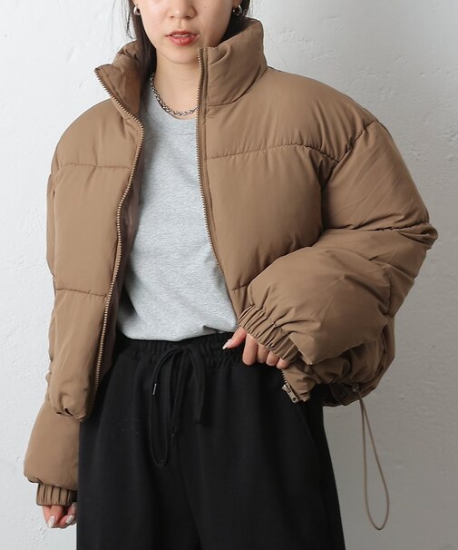 中綿ショートブルゾン