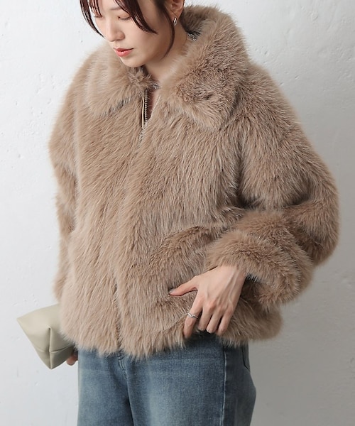 ショートファーブルゾン｜コロニートゥーワンスリーナインの通販