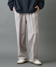 バックシャギーウーリーワイドスラックス