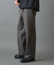 バックシャギーウーリーワイドスラックス