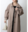 【リバイバル】ベルト付ボリューム袖ステンカラーコート