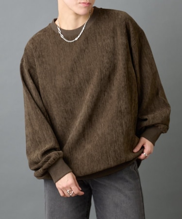 フェードモールクルーネックプルオーバー