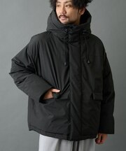 クロップド中綿フードジャケット