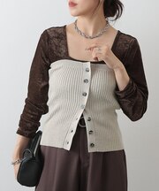 ニットビスチェ