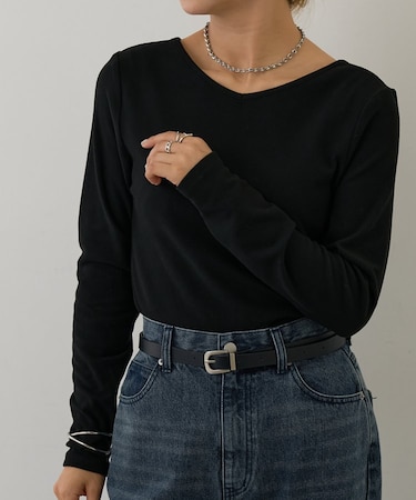 CICA起毛テレコ2WAYプルオーバー